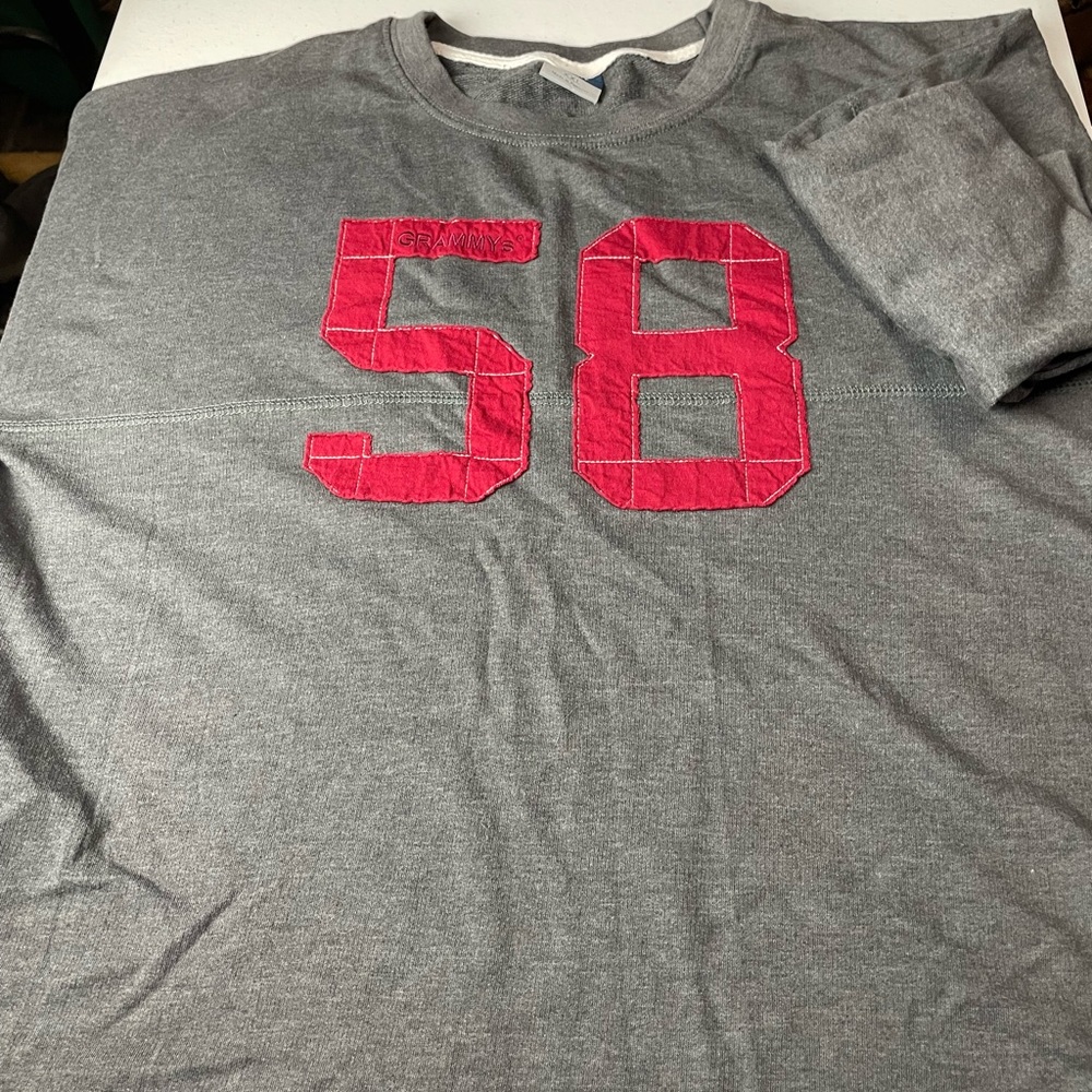 MV Sport Gray #58 Grammy’s Shirt XXL more like XL